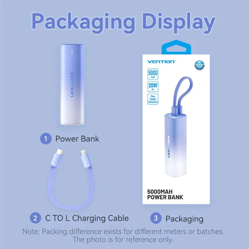 Vention 5000mAh Power Bank 20W Executive Corporate Gifts Singapore