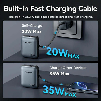 Vention 10000mAh Power Bank 35W Executive Corporate Gifts Singapore