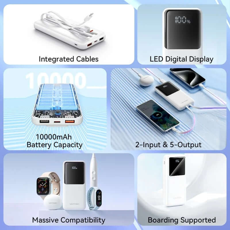 Vention 10000mAh Power Bank 22.5W Executive Corporate Gifts Singapore