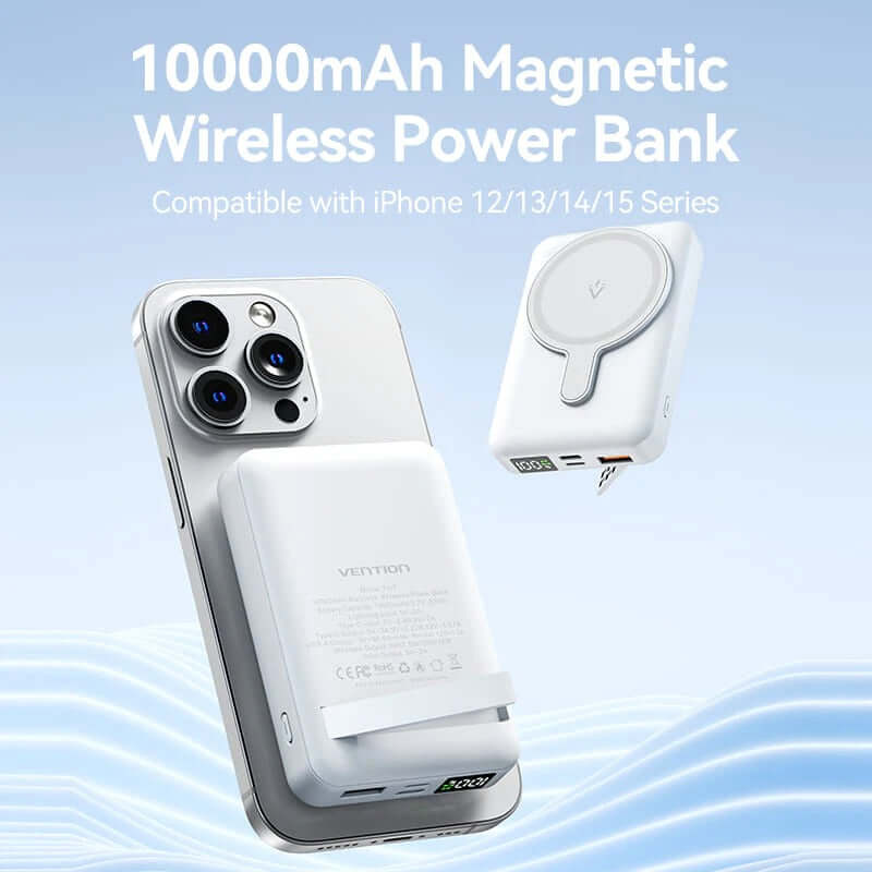 Vention 10000mAh Magnetic Wireless Power Bank 22.5W Executive Corporate Gifts Singapore