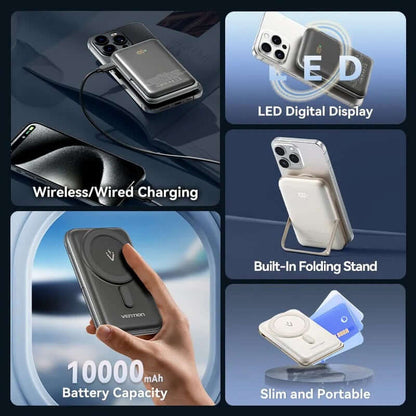 Vention 10000mAh Magnetic Wireless Power Bank 20W Executive Corporate Gifts Singapore