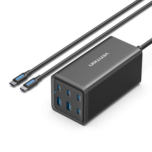 Vention 6-Port USB Desktop GaN Charger Executive Corporate Gifts Singapore