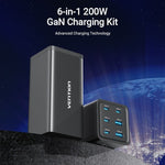 Vention 6-Port USB Desktop GaN Charger