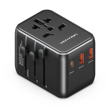 Vention 3-Port USB Universal Travel Adapter Executive Corporate Gifts Singapore