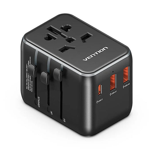 Vention 3-Port USB Universal Travel Adapter Executive Corporate Gifts Singapore
