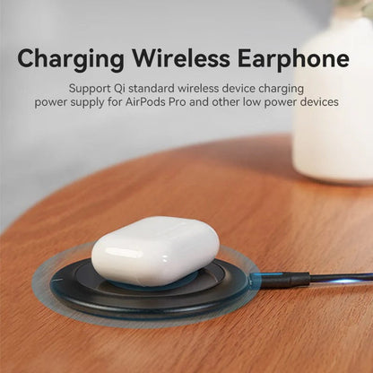 Vention Wireless Charger 15W Black Mirrored Surface Type Executive Corporate Gifts Singapore
