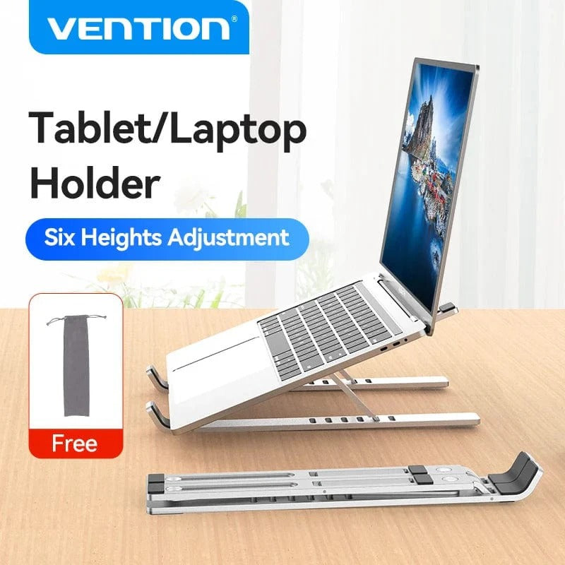 Vention Silvery Laptop Stand Executive Gifts Singapore