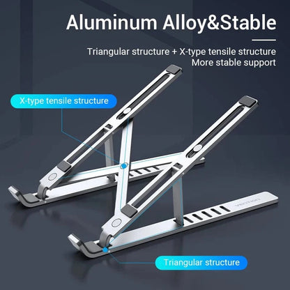 Vention Silvery Laptop Stand Executive Gifts Singapore