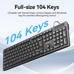 Vention Wired Keyboard and Mouse Set