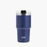 TYESO Stainless Steel Tumbler with Straw 20oz