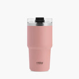 TYESO Stainless Steel Tumbler with Straw 20oz