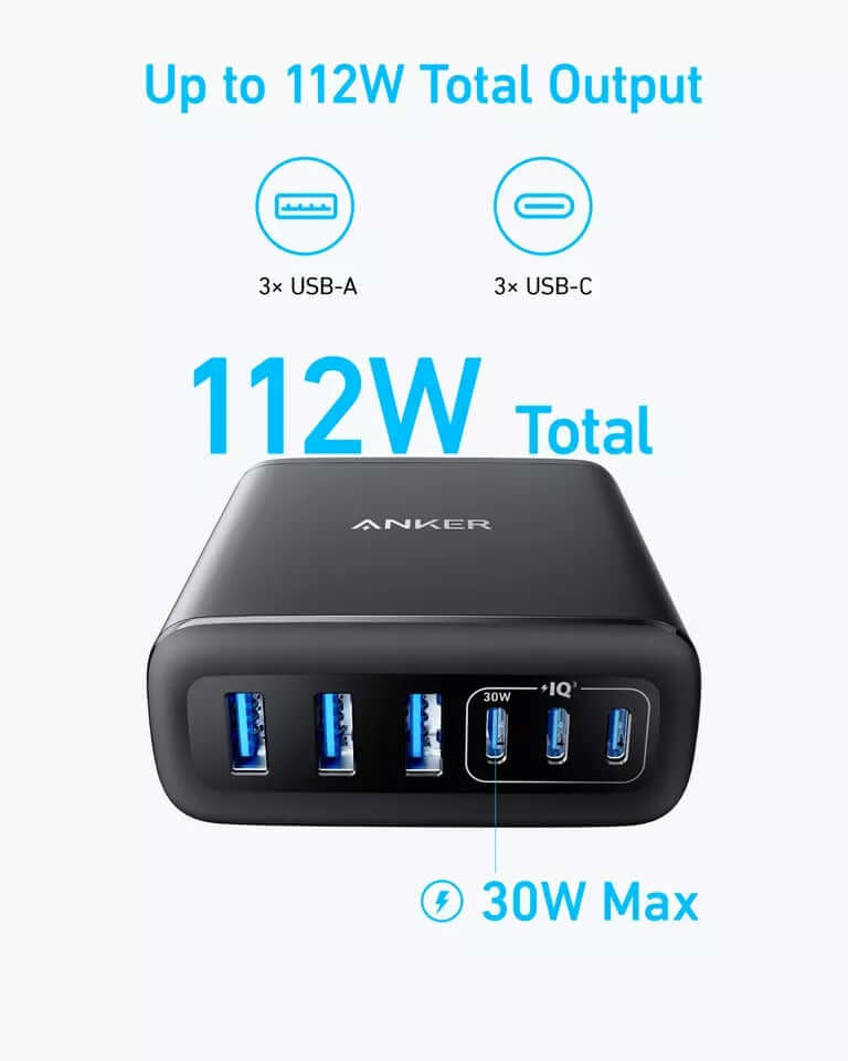 Anker Desktop Charger 3C 3A PD 112W Executive Gifts Singapore