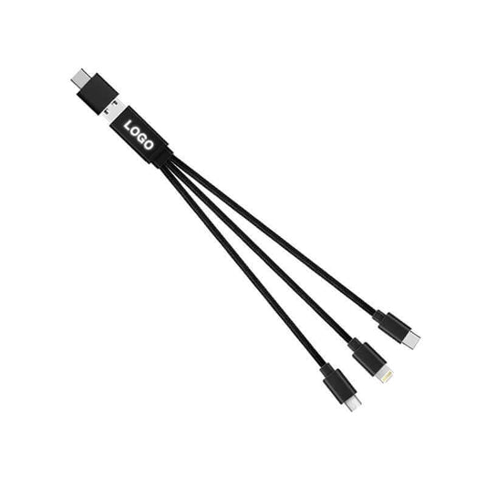 3 in 2 Cable GLow with LED Light Up Logo Corporate Gifts Singapore