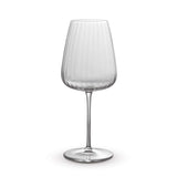 Luigi Bormioli Optica Chardonnay Glass showcasing elegant design, perfect for corporate gift in Singapore.