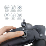 Crossing Inflatable Air Pump Neck Travel Pillow with 360-degree neck support and fast inflation feature.