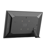 Back view of Prixton Prado XL 15.6" Wifi Digital Photo Frame with stand, showcasing its sleek design.