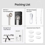 JisuLife Handheld Fan Pro 1 Mini packing list with mini fan, packaging box, accessories, and user manual.