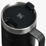 STANLEY The 16oz Everyday Suburban Mug with a press-in lid and handle.