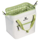 STANLEY The All Day Julienne Mini Cooler Nelly Korda Collection 0.7L with off-white design and green accents.