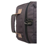 Close-up of the Cabinzero Classic Ultra Light Cabin Bag With Luggage Trackers 36L showing the handle and lock.