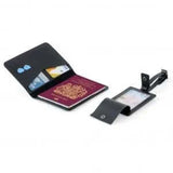 SKROSS Diplomat Travel Gift Set with Passport Holder and Luggage Tag in high-quality faux leather.