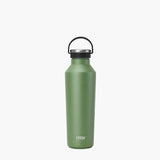 TYESO Vacuum Insulated Sports Bottle with Soft Silicone Handle in green color, ideal for corporate gifts.