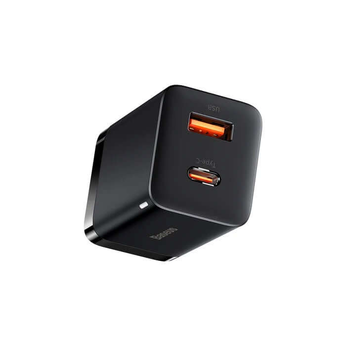 Baseus Super Si Pro Dual Port Fast Charger 30W Executive Gifts Singapore