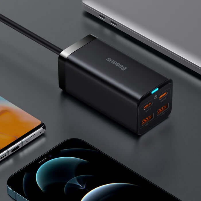 Baseus GaN3 Pro 4 Ports Desktop Charger 100W Executive Gifts Singapore