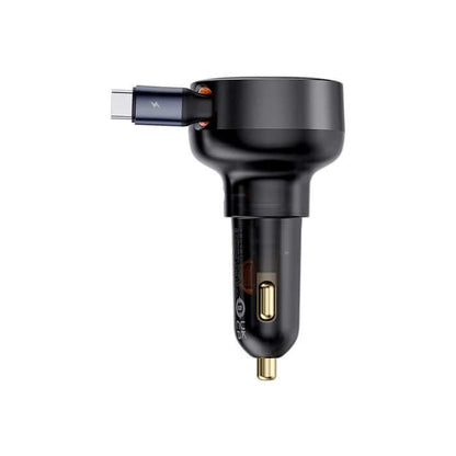 Baseus Enjoyment Pro Retractable USB-C Car Charger 60W Executive Gifts Singapore