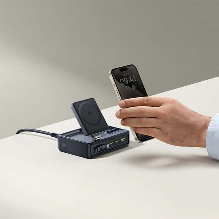 Baseus Nomos 5-in-1 Desktop Charger Qi2 140W Executive Gifts Singapore