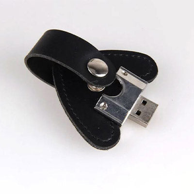 Heart-Shaped Leather Usb Flash Drive Executive Corporate Gifts Singapore