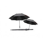 Black Auto Open Golf Umbrella 30" | AbrandZ Corporate Gifts