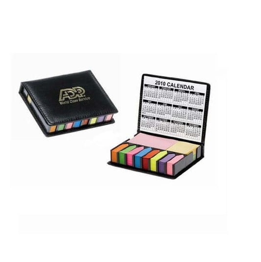 PU Memo Holder with Two Notepad, Post-it flag and Calendar Executive Corporate Gifts Singapore