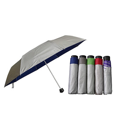 Silver Coated Lightweight Foldable Umbrella Executive Corporate Gifts Singapore
