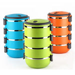 Round Multi-layer Lunchbox