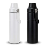 Nexus Vacuum Bottle in white and black, featuring a unique design, perfect for a Corporate Gift Singapore.
