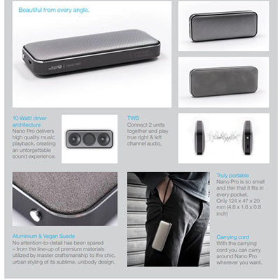 Nano Pro Bluetooth Wireless Speaker Executive Corporate Gifts Singapore