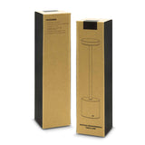 Nouveau Rechargeable Table Lamp packaging showcasing its features and sleek design.