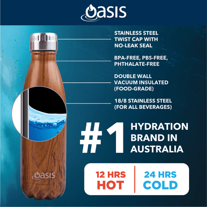 Oasis Stainless Steel Insulated Water Bottle 1.5L Executive Corporate Gifts Singapore