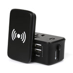 Travel Adaptor with Wireless Charging | AbrandZ.com