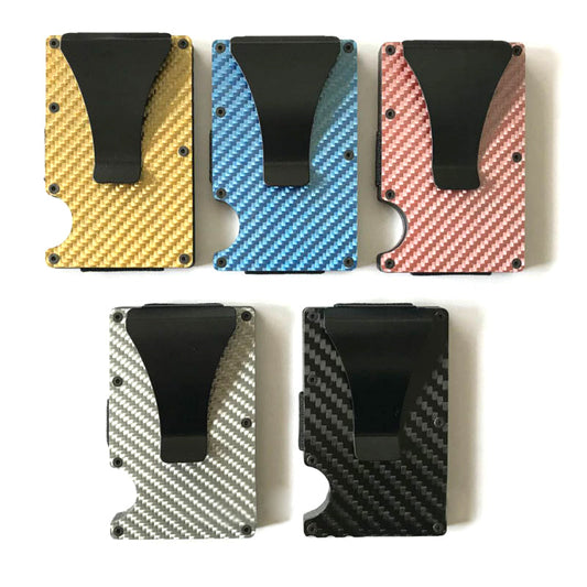Carbon Fiber RFID Case with Money Clip Executive Corporate Gifts Singapore