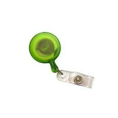 Pull Reel | Opaque Clear Green Round Executive Corporate Gifts Singapore