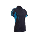 Quick Dry Unisex Polo T-shirt with shoulder stripes accents. | AbrandZ Corporate Gifts