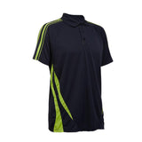 Quick Dry Unisex Polo T-shirt with Stripes accents | AbrandZ Corporate Gifts