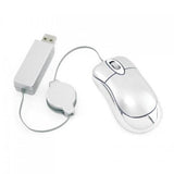 Retractable Mouse with 2 Port Hub | AbrandZ Corporate Gifts