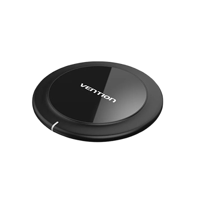 Vention Wireless Charger 15W Black Mirrored Surface Type Executive Corporate Gifts Singapore
