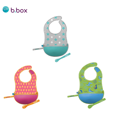 Eco Friendly B BOX Travel Bib + Silicone Spoon Executive Corporate Gifts Singapore