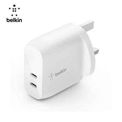 Belkin WCB006 Dual 40W USB-C PD Charger