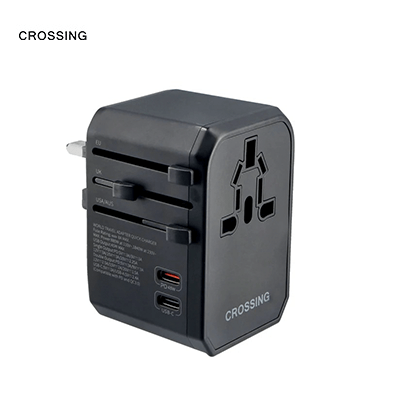 Crossing World Travel Adapter 45w With 2 USB C And 2 USB 3.0 A Executive Gifts Singapore