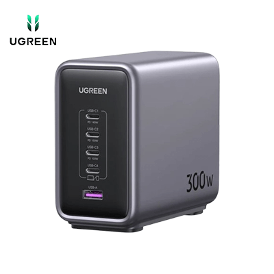UGREEN Nexode 300W USB C GaN Charger-5 Ports Desktop Charger Executive Corporate Gifts Singapore